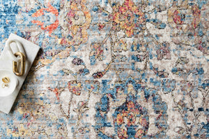 Loloi Rugs Medusa Collection Rug in Blue, Multi - 12'0" x 15'0"