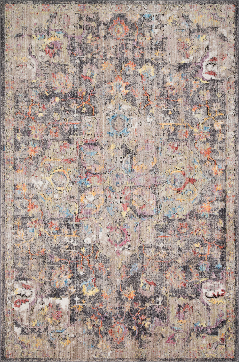 Loloi Rugs Medusa Collection Rug in Charcoal, Fiesta - 12'0" x 15'0"