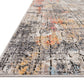 Loloi Rugs Medusa Collection Rug in Graphite, Sunset - 12'0" x 15'0"
