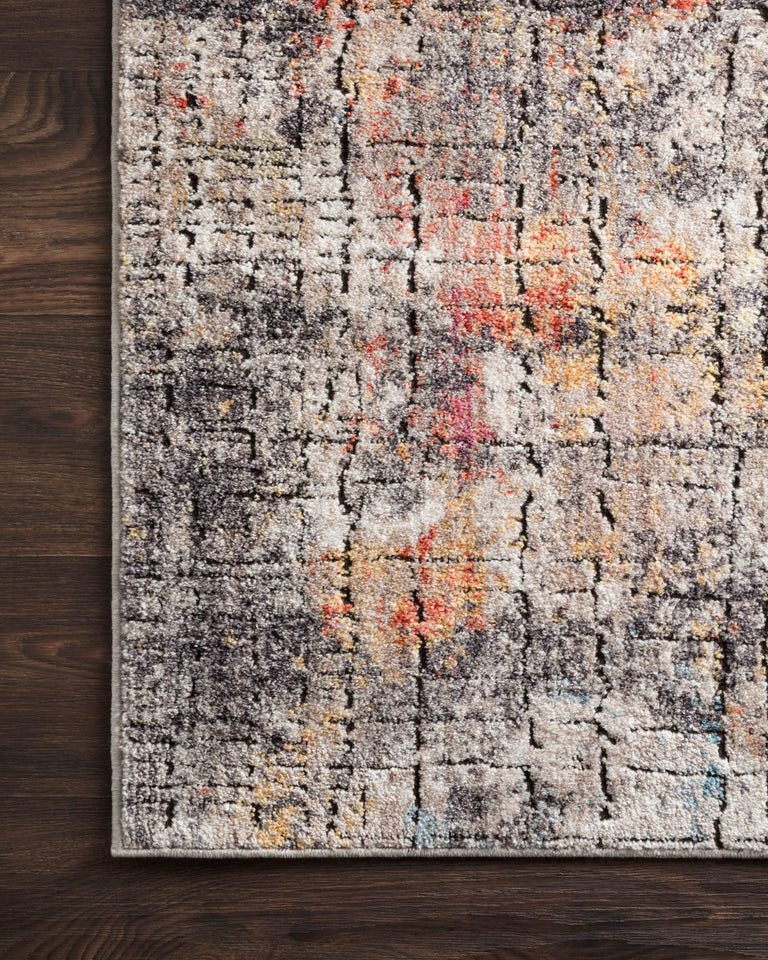 Loloi Rugs Medusa Collection Rug in Graphite, Sunset - 12'0" x 15'0"