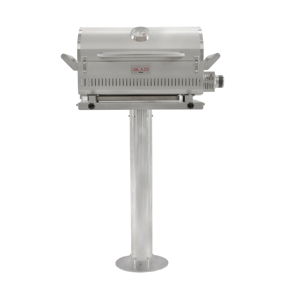 Blaze 10" Pedestal for the Portable Marine Grade Grill, BLZ-PRTPED-MG10