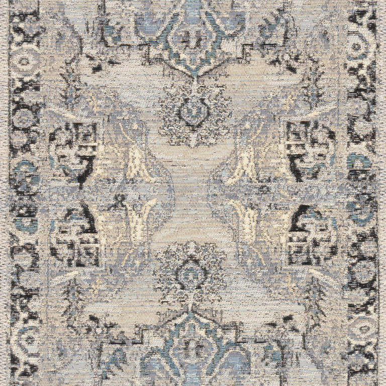 Loloi Rugs Mika Collection Rug in Grey, Blue - 10'6" x 13'9"