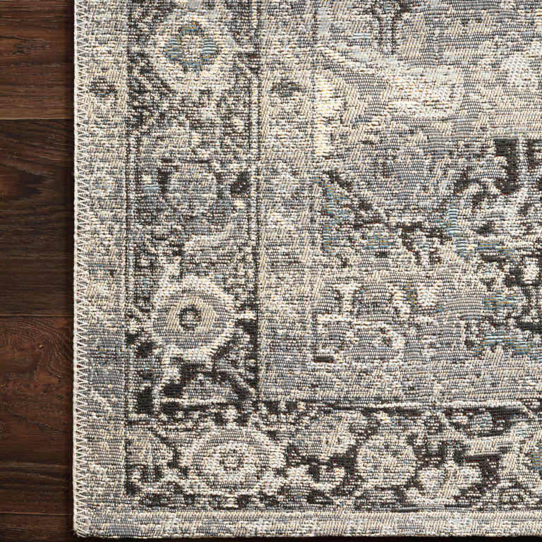 Loloi Rugs Mika Collection Rug in Grey, Blue - 10'6" x 13'9"