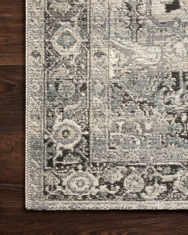 Loloi Rugs Mika Collection Rug in Grey, Blue - 10'6" x 13'9"