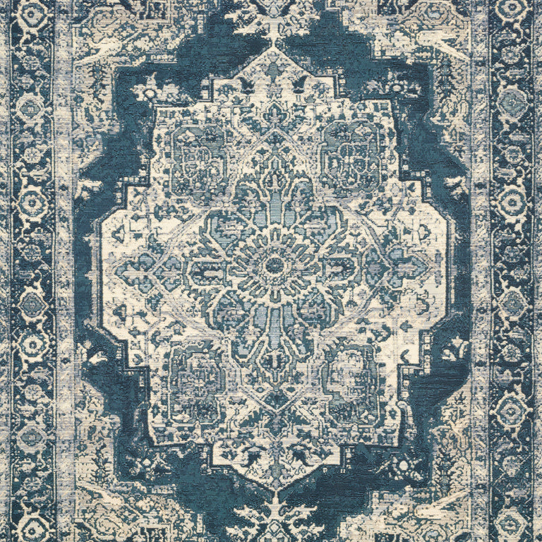 Loloi Rugs Mika Collection Rug in Dk Blue, Dk Blue - 10'6" x 13'9"