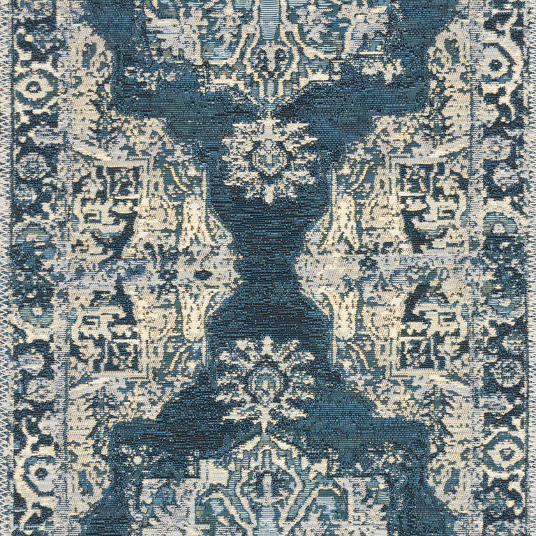 Loloi Rugs Mika Collection Rug in Dk Blue, Dk Blue - 10'6" x 13'9"