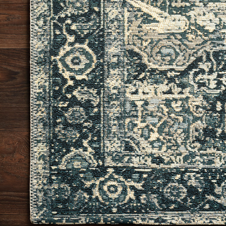 Loloi Rugs Mika Collection Rug in Dk Blue, Dk Blue - 10'6" x 13'9"