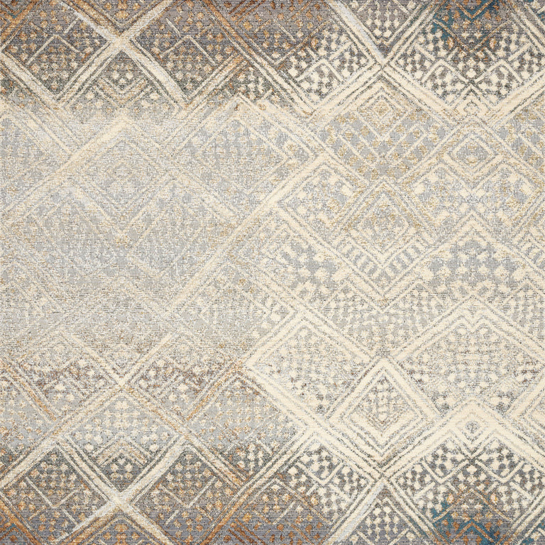 Loloi Rugs Mika Collection Rug in Ivory, Mediterranean - 10'6" x 13'9"