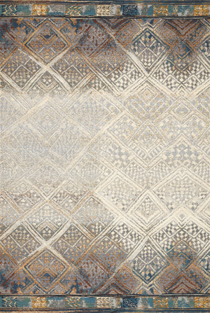 Loloi Rugs Mika Collection Rug in Ivory, Mediterranean - 10'6" x 13'9"