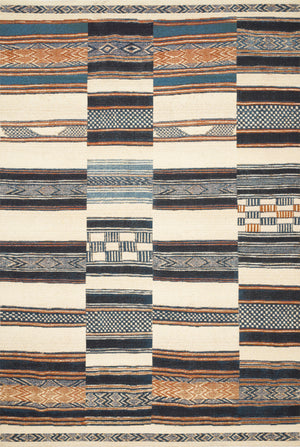 Loloi Rugs Mika Collection Rug in Ivory, Multi - 10'6" x 13'9"