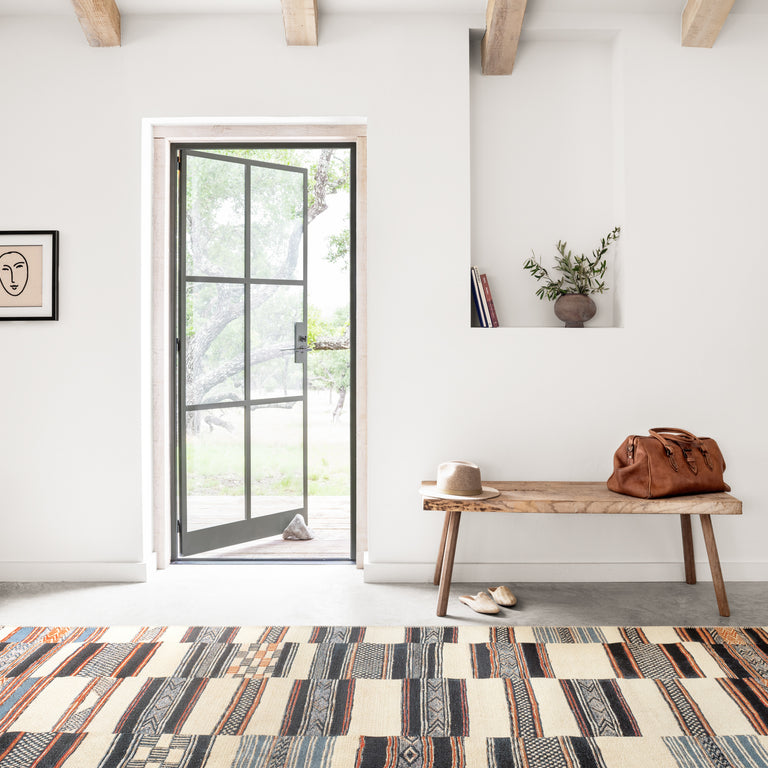 Loloi Rugs Mika Collection Rug in Ivory, Multi - 10'6" x 13'9"