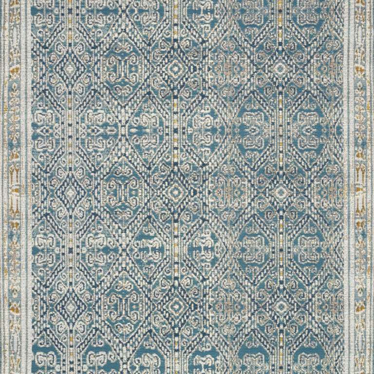 Loloi Rugs Mika Collection Rug in Ocean - 10'6" x 13'9"