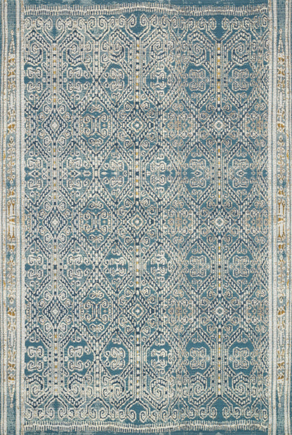 Loloi Rugs Mika Collection Rug in Ocean - 10'6" x 13'9"