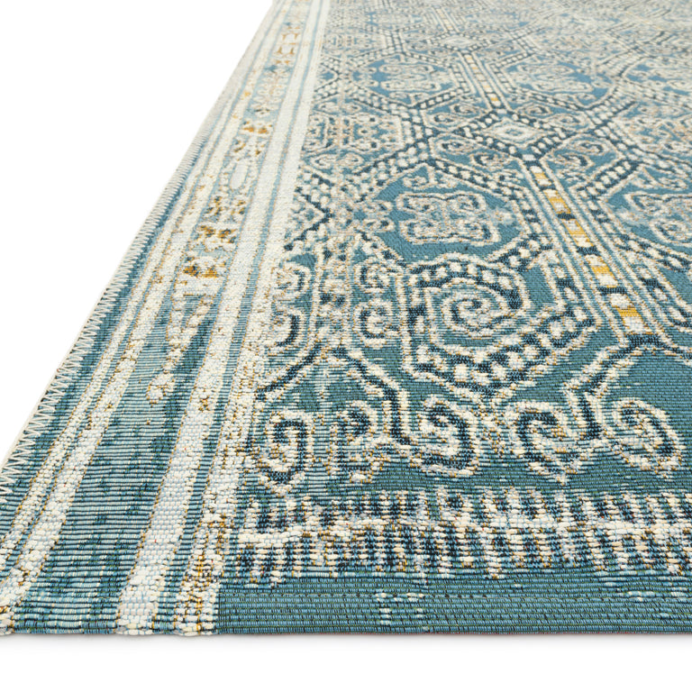 Loloi Rugs Mika Collection Rug in Ocean - 10'6" x 13'9"