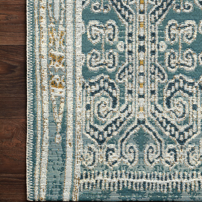 Loloi Rugs Mika Collection Rug in Ocean - 10'6" x 13'9"