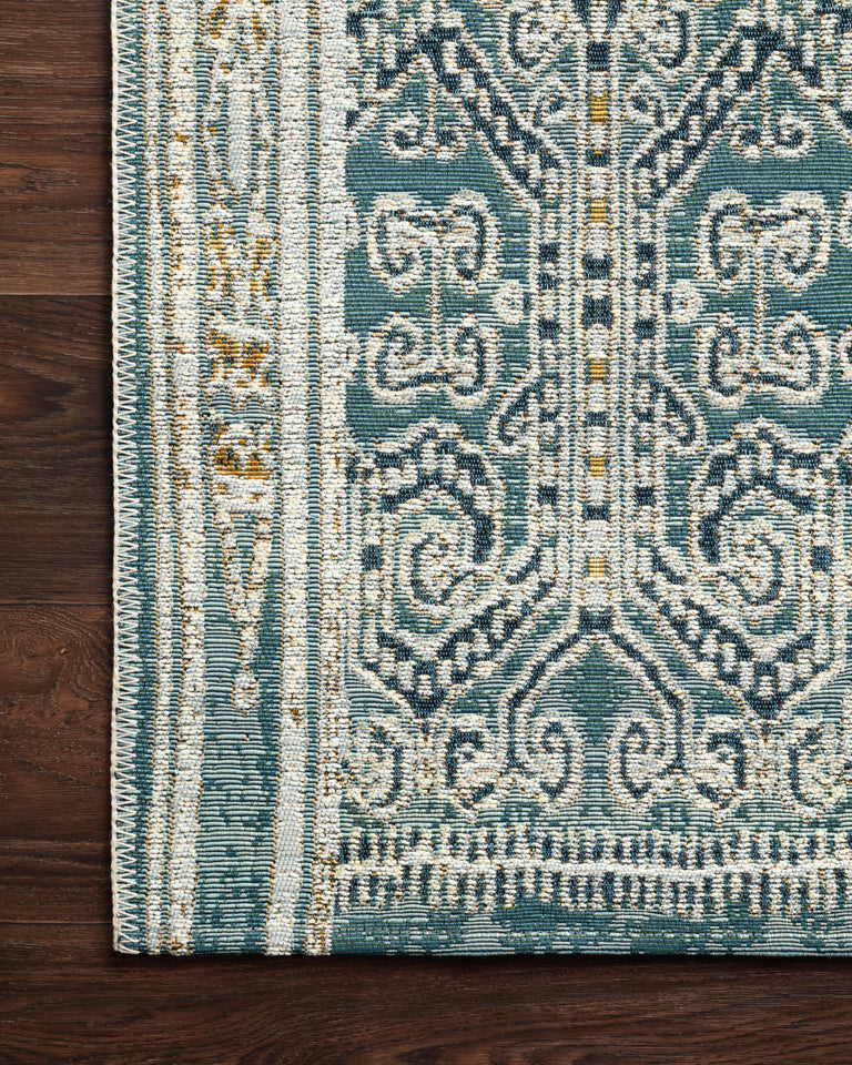 Loloi Rugs Mika Collection Rug in Ocean - 10'6" x 13'9"