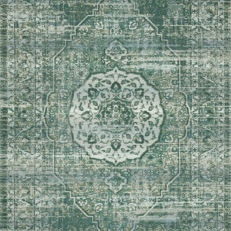 Loloi Rugs Mika Collection Rug in Green, Mist - 10'6" x 13'9"