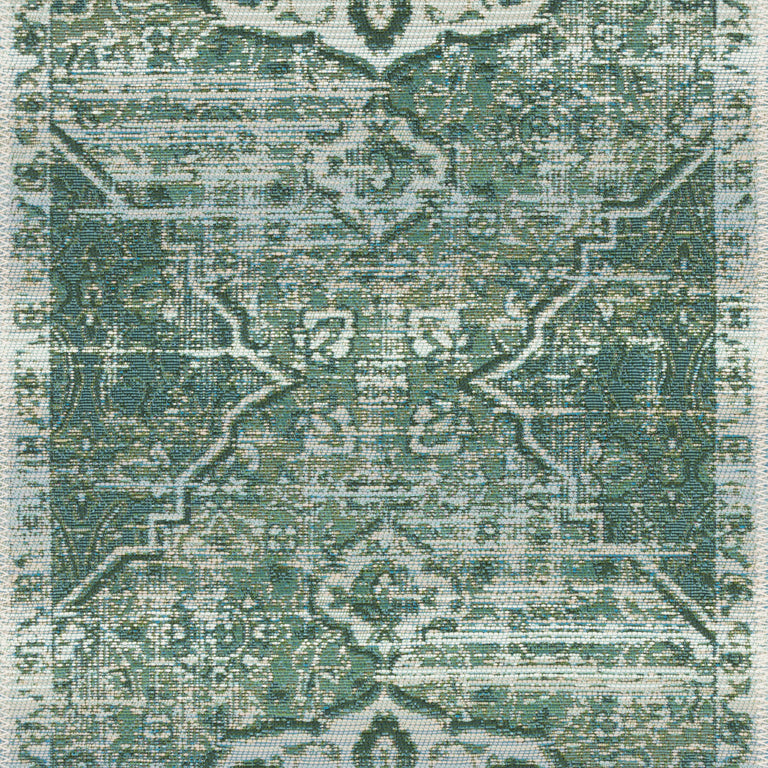 Loloi Rugs Mika Collection Rug in Green, Mist - 10'6" x 13'9"
