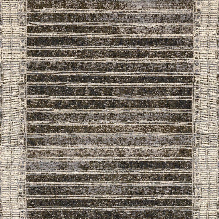 Loloi Rugs Mika Collection Rug in Charcoal, Ivory - 10'6" x 13'9"