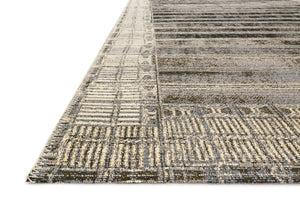 Loloi Rugs Mika Collection Rug in Charcoal, Ivory - 10'6" x 13'9"