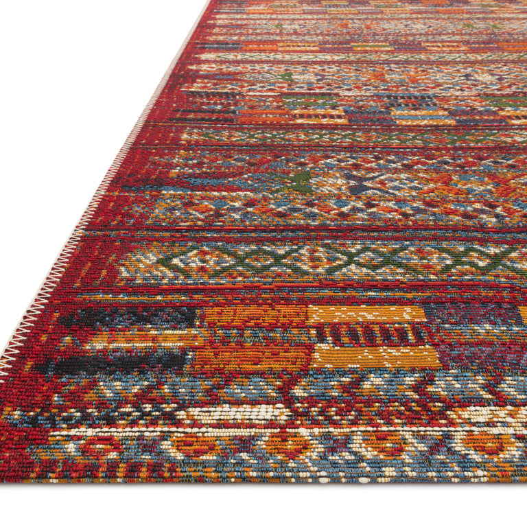 Loloi Rugs Mika Collection Rug in Red, Multi - 10'6" x 13'9"