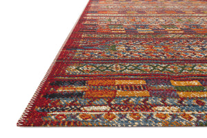 Loloi Rugs Mika Collection Rug in Red, Multi - 10'6" x 13'9"