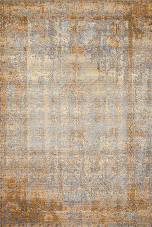 Loloi Rugs Mika Collection Rug in Ant. Ivory, Copper - 10'6" x 13'9"