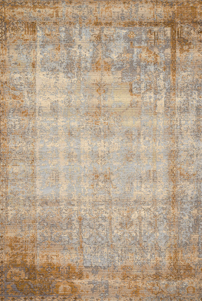 Loloi Rugs Mika Collection Rug in Ant. Ivory, Copper - 10'6" x 13'9"