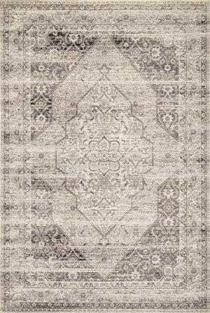 Loloi Rugs Mika Collection Rug in Stone, Ivory - 10'6" x 13'9"