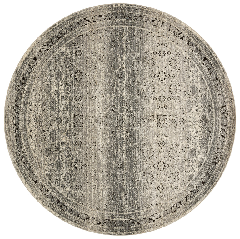Loloi Rugs Millennium Collection Rug in Grey, Charcoal - 6'7" x 9'2"