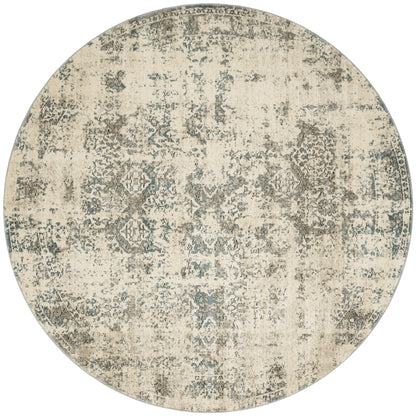 Loloi Rugs Millennium Collection Rug in Ivory, Grey - 7'7" x 7'7"