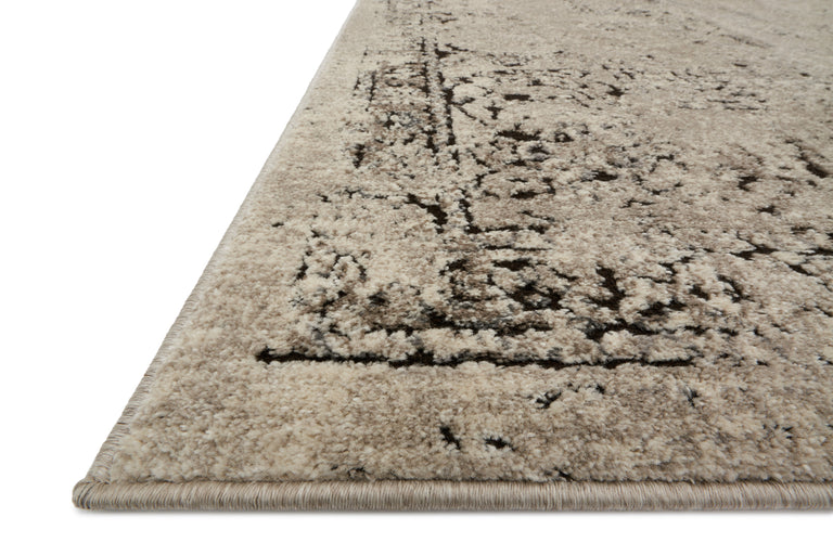 Loloi Rugs Millennium Collection Rug in Stone, Charcoal - 6'7" x 9'2"