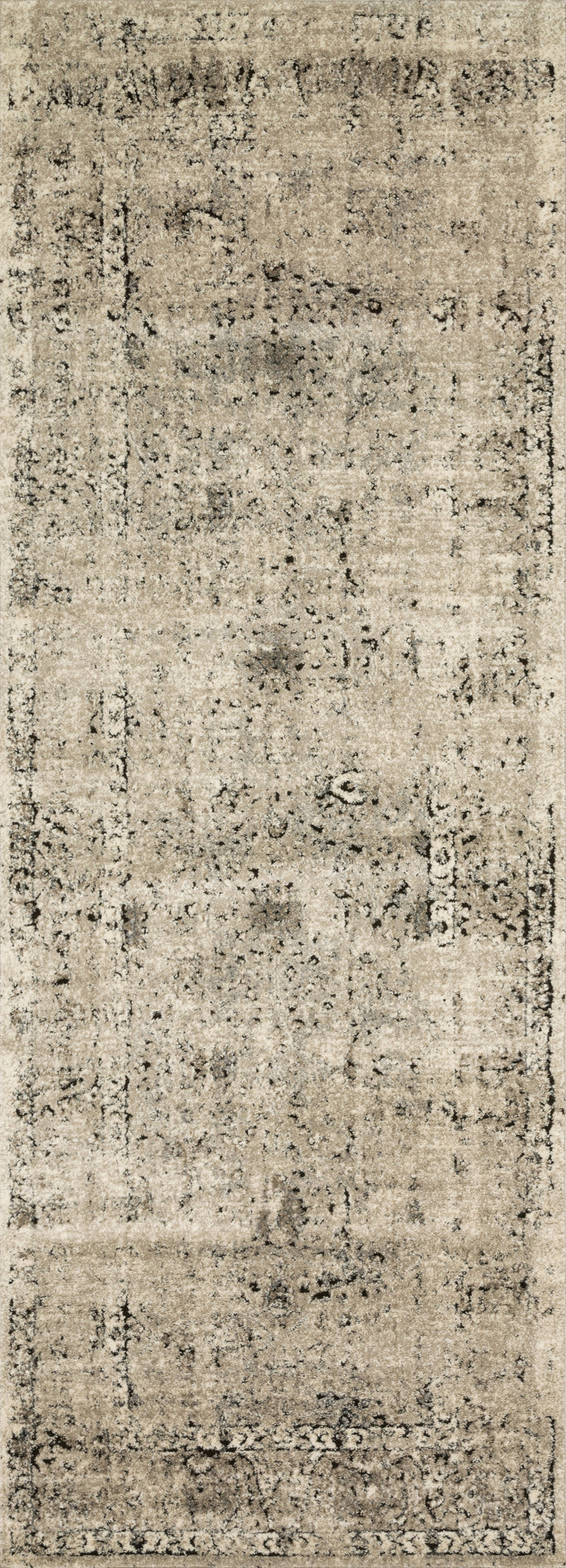 Loloi Rugs Millennium Collection Rug in Stone, Charcoal - 9'6" x 13'