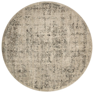 Loloi Rugs Millennium Collection Rug in Stone, Charcoal - 7'7" x 7'7"