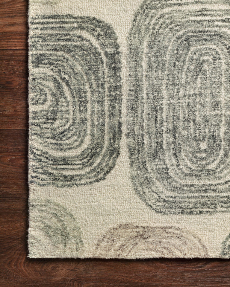 Loloi Rugs Milo Collection Rug in Dk. Grey, Neutral - 11'6" x 15'