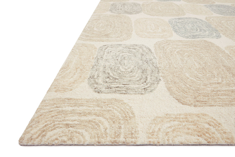 Loloi Rugs Milo Collection Rug in Teal, Neutral - 11'6" x 15'