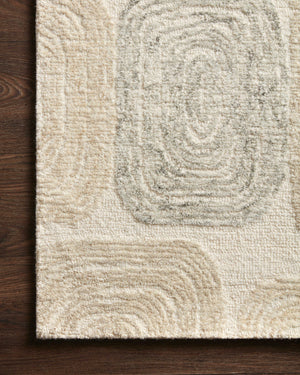 Loloi Rugs Milo Collection Rug in Teal, Neutral - 9'3" x 13'