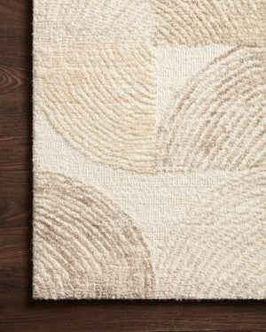 Loloi Rugs Milo Collection Rug in Pebble, Multi - 9'3" x 13'