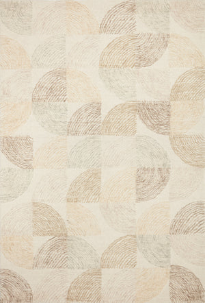 Loloi Rugs Milo Collection Rug in Pebble, Multi - 7'9" x 9'9"