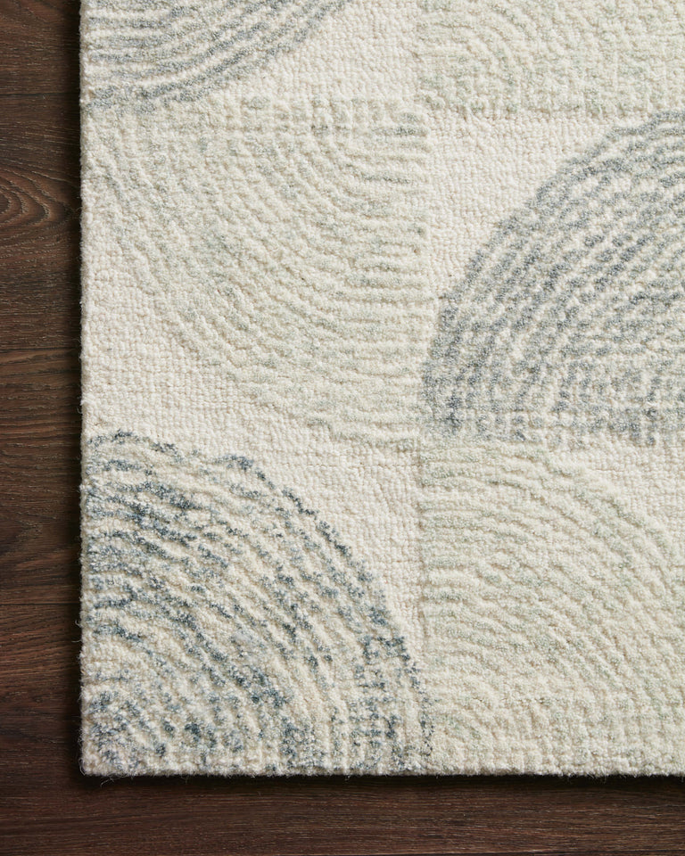 Loloi Rugs Milo Collection Rug in Slate, Denim - 9'3" x 13'