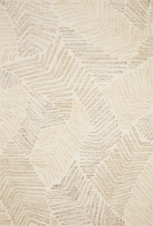 Loloi Rugs Milo Collection Rug in Olive, Natural - 7'9" x 9'9"