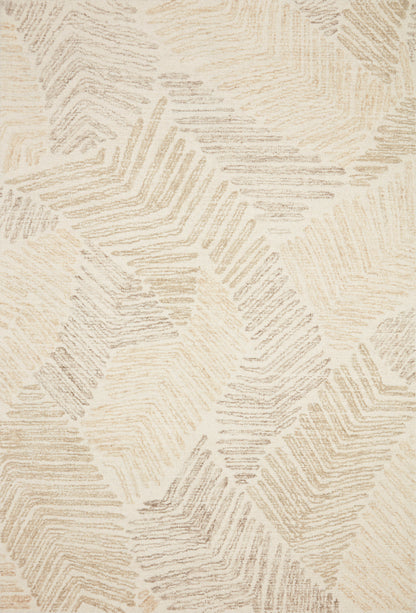 Loloi Rugs Milo Collection Rug in Olive, Natural - 7'9" x 9'9"