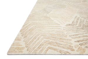 Loloi Rugs Milo Collection Rug in Olive, Natural - 8'6" x 12'