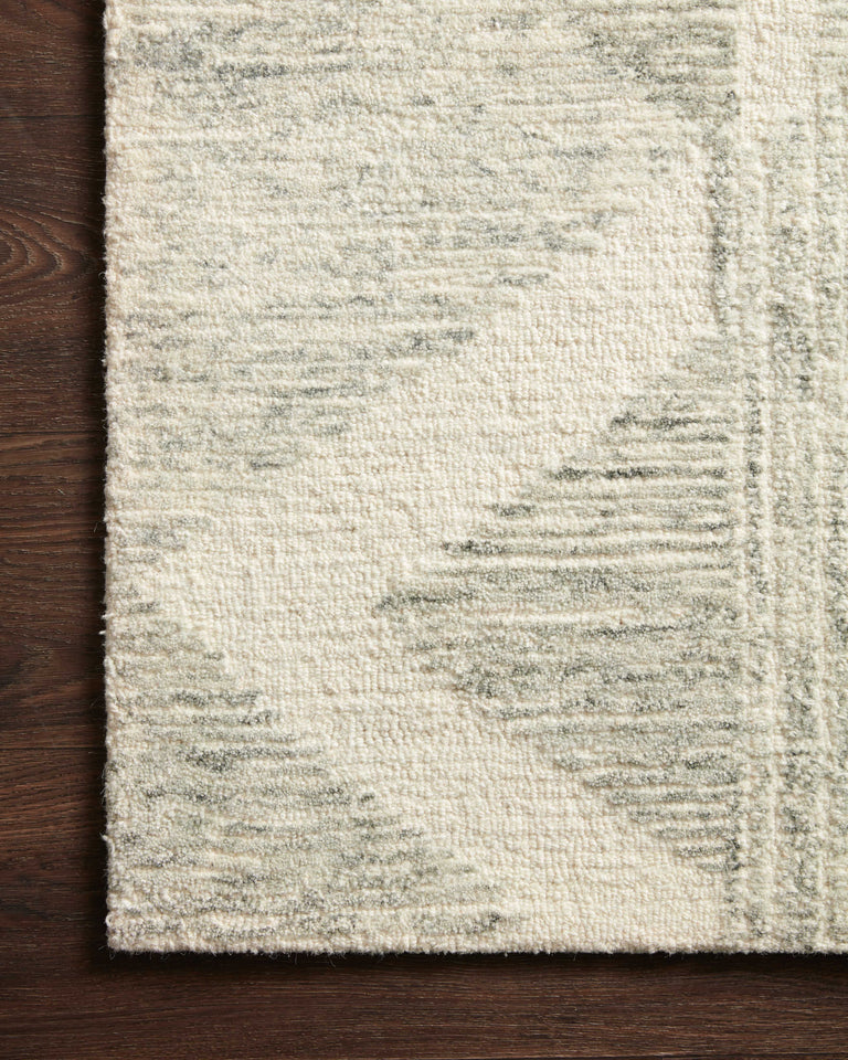 Loloi Rugs Milo Collection Rug in Lt Grey, Granite - 11'6" x 15'