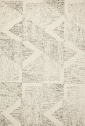 Loloi Rugs Milo Collection Rug in Lt Grey, Granite - 9'3" x 13'