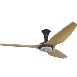 Big Ass Fans Haiku 52" Ceiling Fan, Low Profile Mount with Caramel Aluminum Blades and Black Finish with LED - Covered Outdoors
