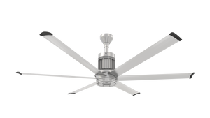 Big Ass Fans i6 72" Ceiling Fan in Brushed Aluminum, Downrod 6", Indoors