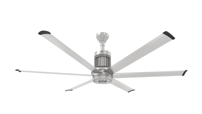 Big Ass Fans i6 72" Ceiling Fan in Brushed Aluminum, Downrod 6", Indoors