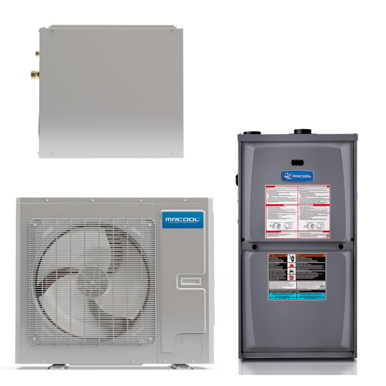 MRCOOL 2-3 Ton Central Air Conditioner and 95% AFUE, 66K BTU Gas Furnace Split System - Downflow