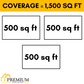 MRCOOL DIY Mini Split - 36,000 BTU 3 Zone Ductless Air Conditioner and Heat Pump with 50 ft. Install Kit, DIYM336HPW06C74